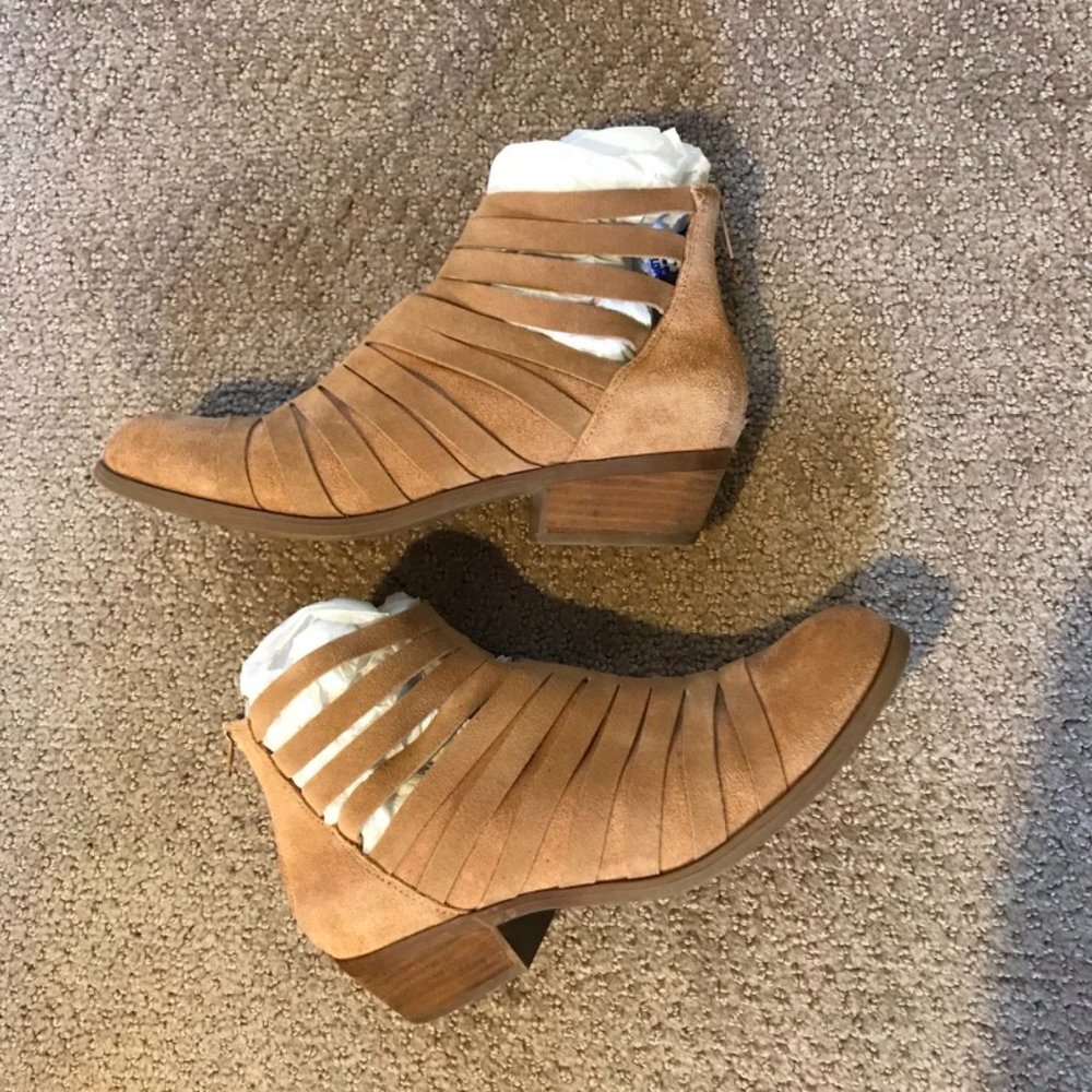 Carlos suede strappy ankle boot